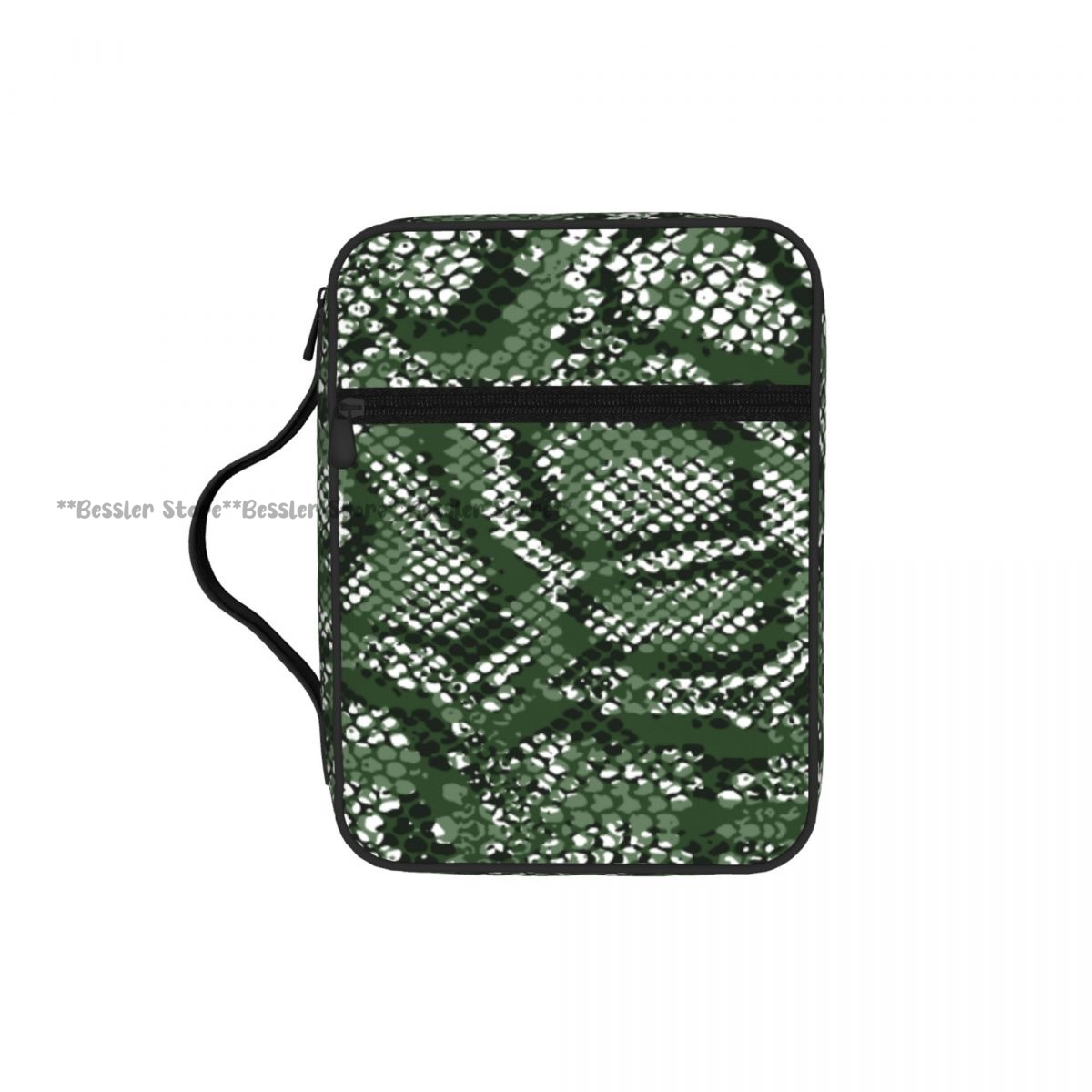 Green Snake Skin Pattern Bible - огляд і ціна Handbags