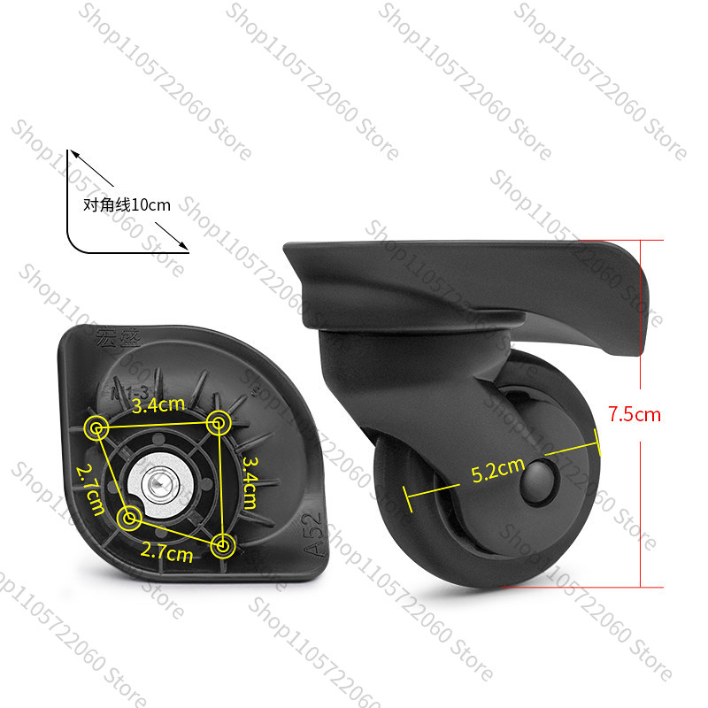 For W048# Luggage Spinner Whee - огляд і ціна Silent Replacement Luggage Wheels