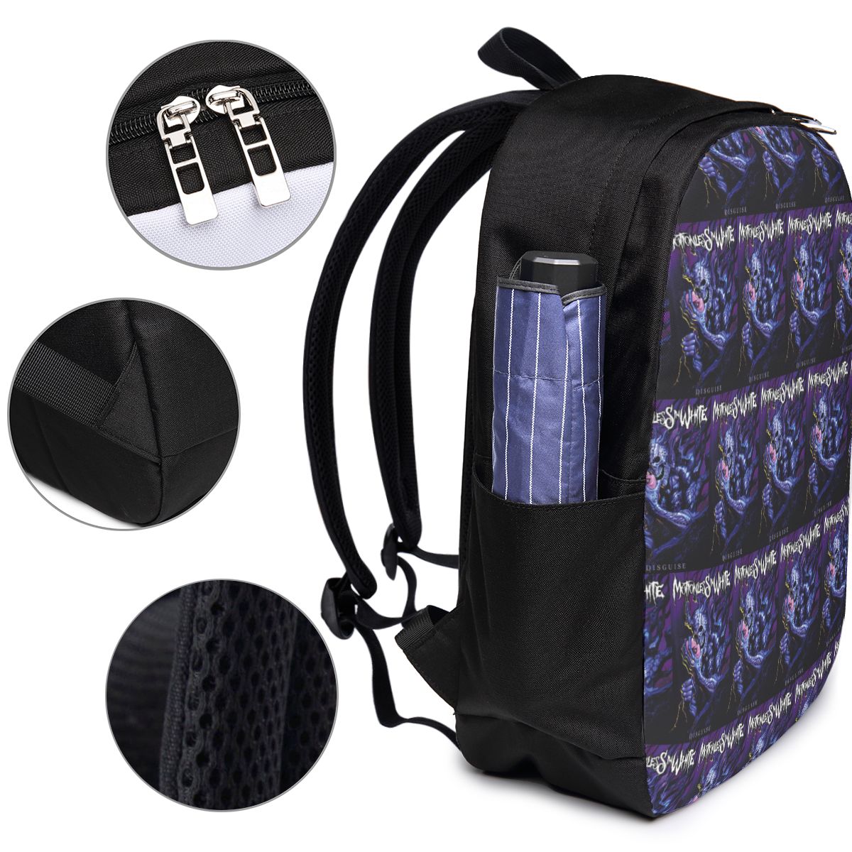 Motionless In White Backpack T - огляд і ціна Backpacks