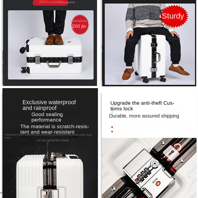 Aluminium-framed Suitcases for - огляд і ціна Spinner Wheel Rolling Suitcase 20 Inch