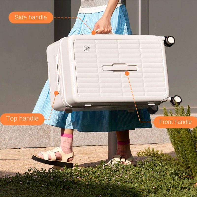 Side Opening Lid Suitcase Envi - огляд і ціна Spinner Wheel Rolling Suitcase 20 Inch