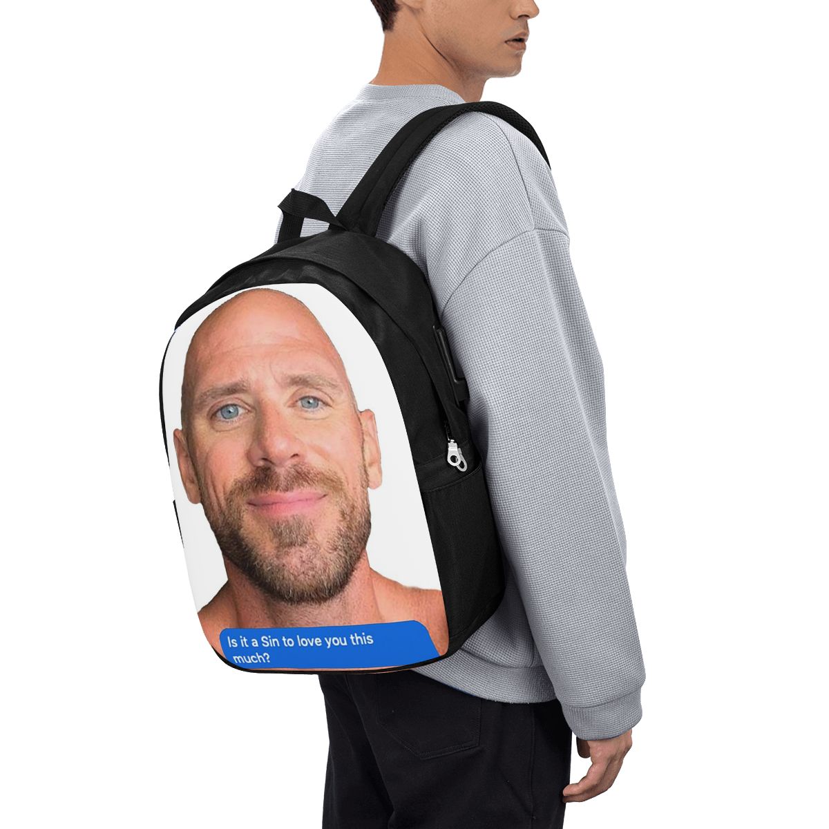 Johnny Sins Flirty Text Bubble - огляд і ціна Travel Bags