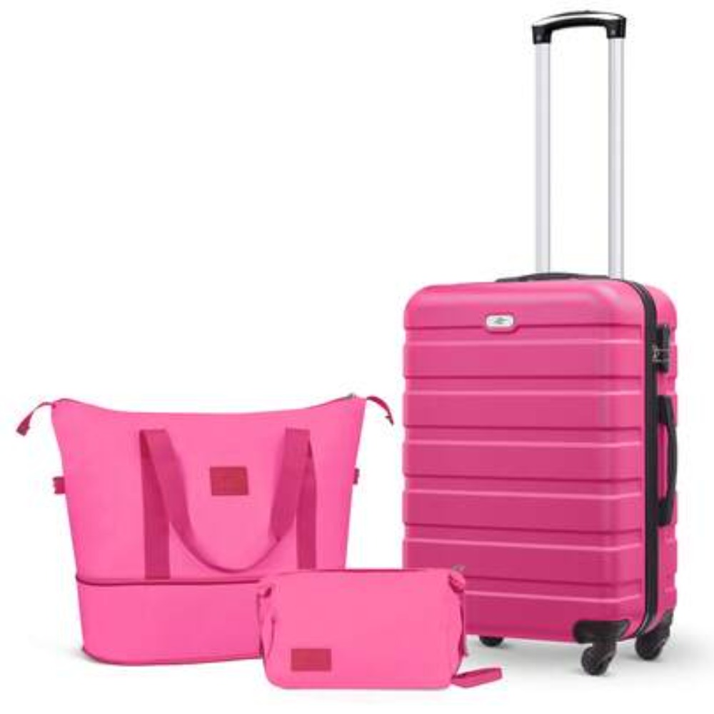 3 Piece Carry On Luggage Set 2 - огляд і ціна Expandable Hard Shell Luggage Set