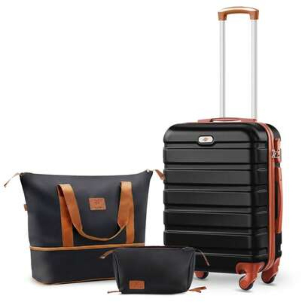 3 Piece Carry On Luggage Set 2 - огляд і ціна Expandable Hard Shell Luggage Set