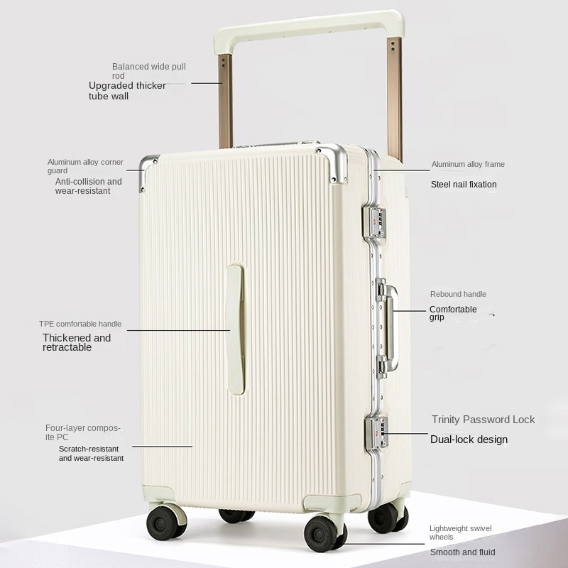New 28-inch Wide-handle Suitca - огляд і ціна Spinner Wheel Rolling Suitcase 20 Inch