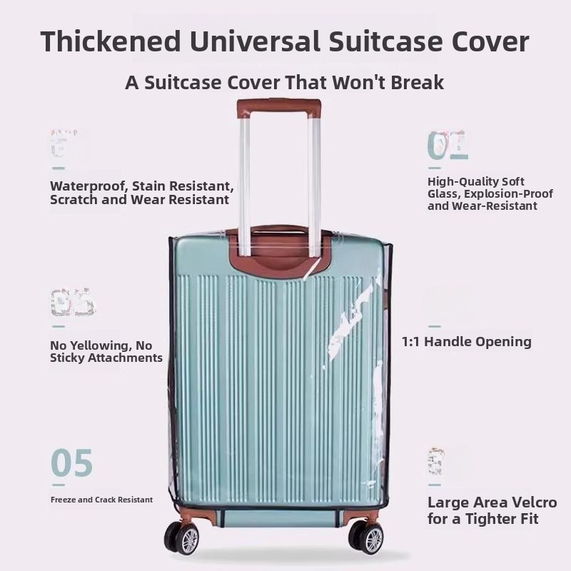 Thickened Protective Cover for - огляд і ціна Luggage Protective Cover Transparent