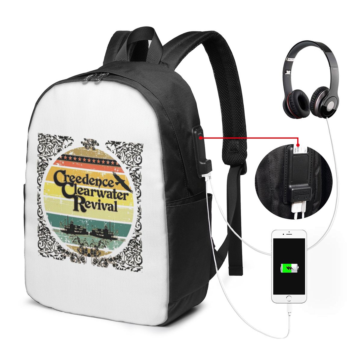Creedence Clearwater Revival R - огляд і ціна Travel Bags