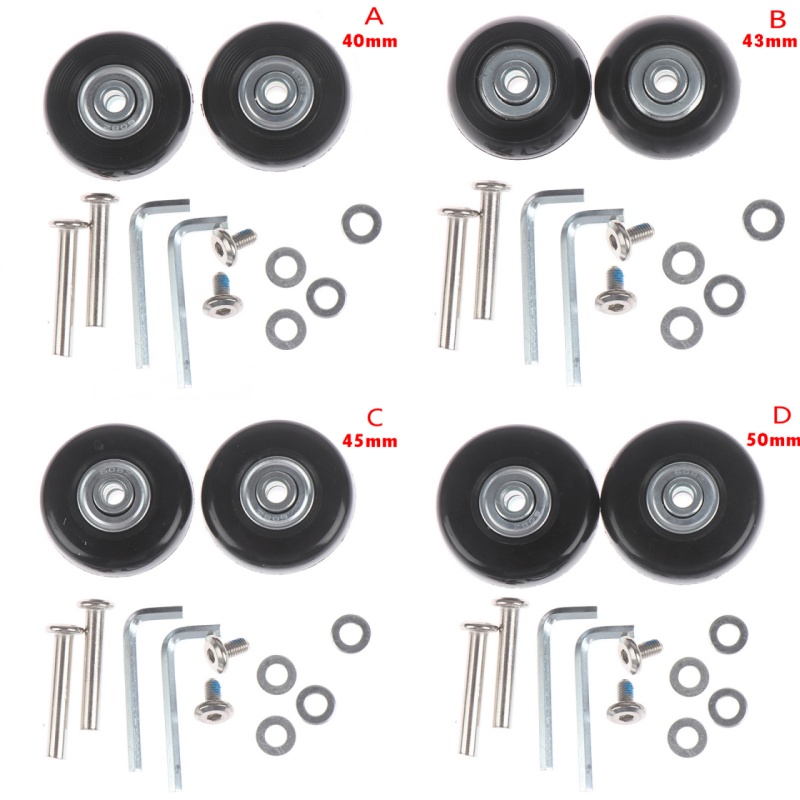 1Set OD 40-54mm Suitcase Parts - огляд і ціна Silent Replacement Luggage Wheels