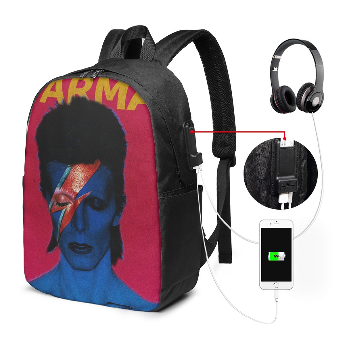 Davids Bowied Backpack Travel  - огляд і ціна Backpacks