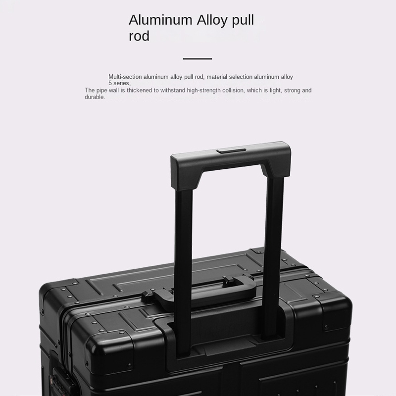20/24/26/28 Inch Aluminum Suit - огляд і ціна Spinner Wheel Rolling Suitcase 20 Inch