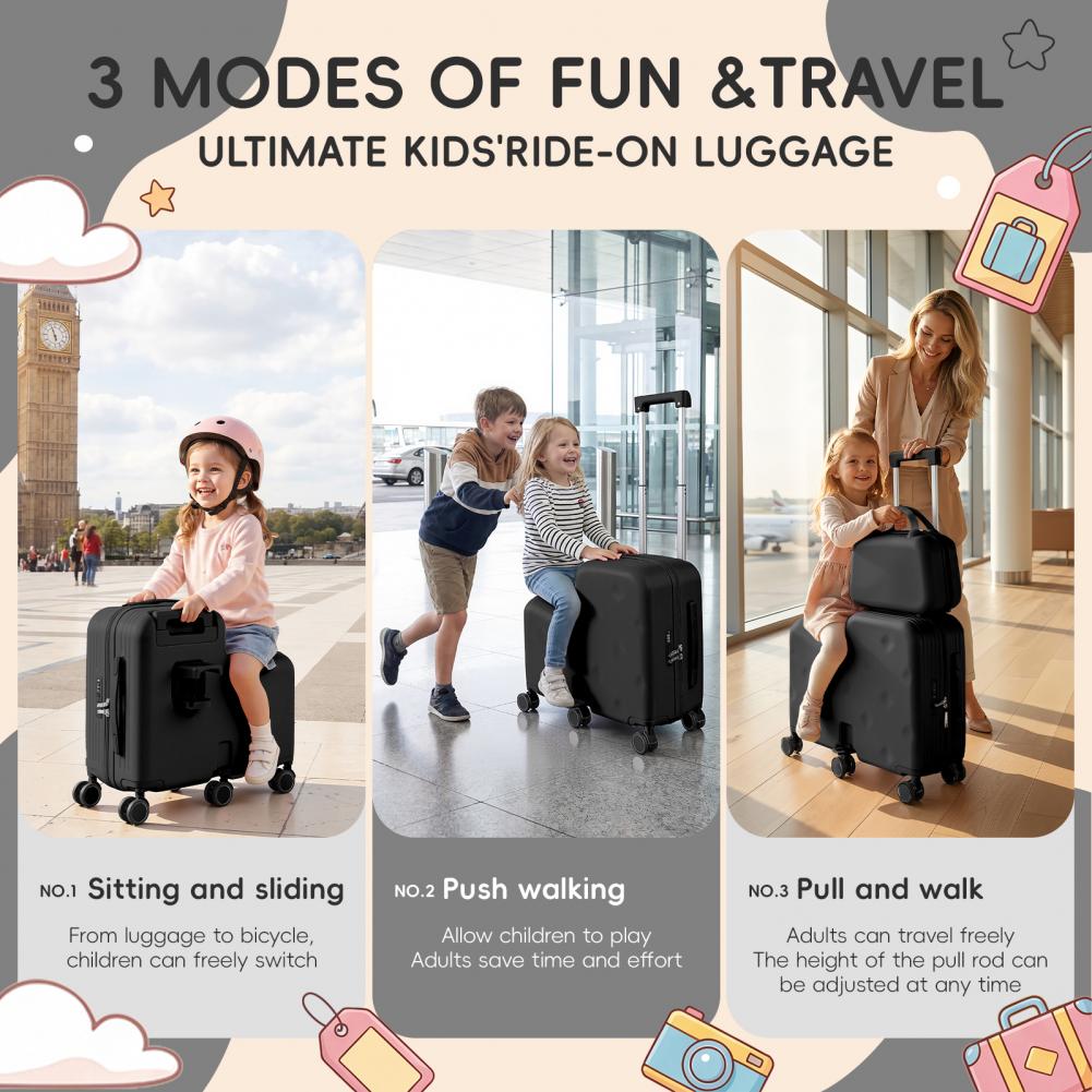 Fun Scooter 20 Inch Kids Ride  - огляд і ціна Kids Ride On Suitcase Scooter