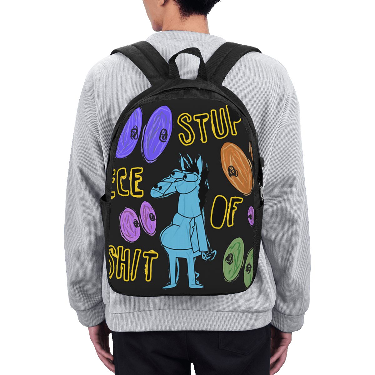 Cartoon Bojack Horseman Stupid - огляд і ціна Backpacks