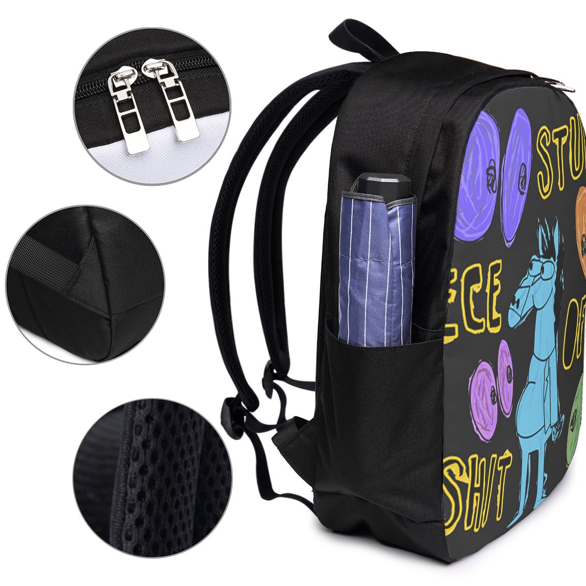 Cartoon Bojack Horseman Stupid - огляд і ціна Backpacks
