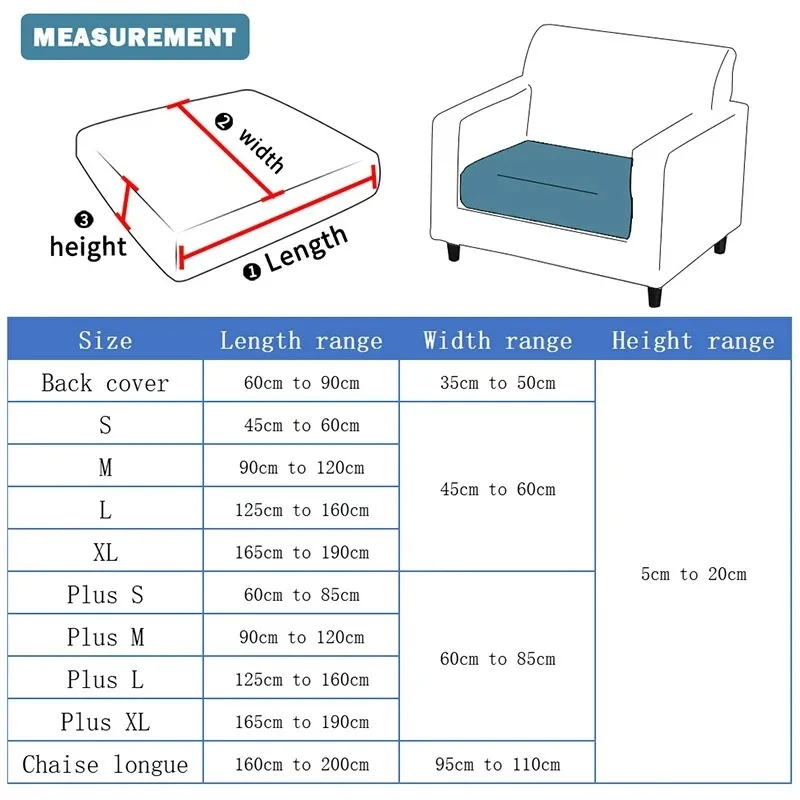 1 2 3 4 Seat Sofa Cushion Cove - огляд і ціна Waterproof Suitcase Cover Protector