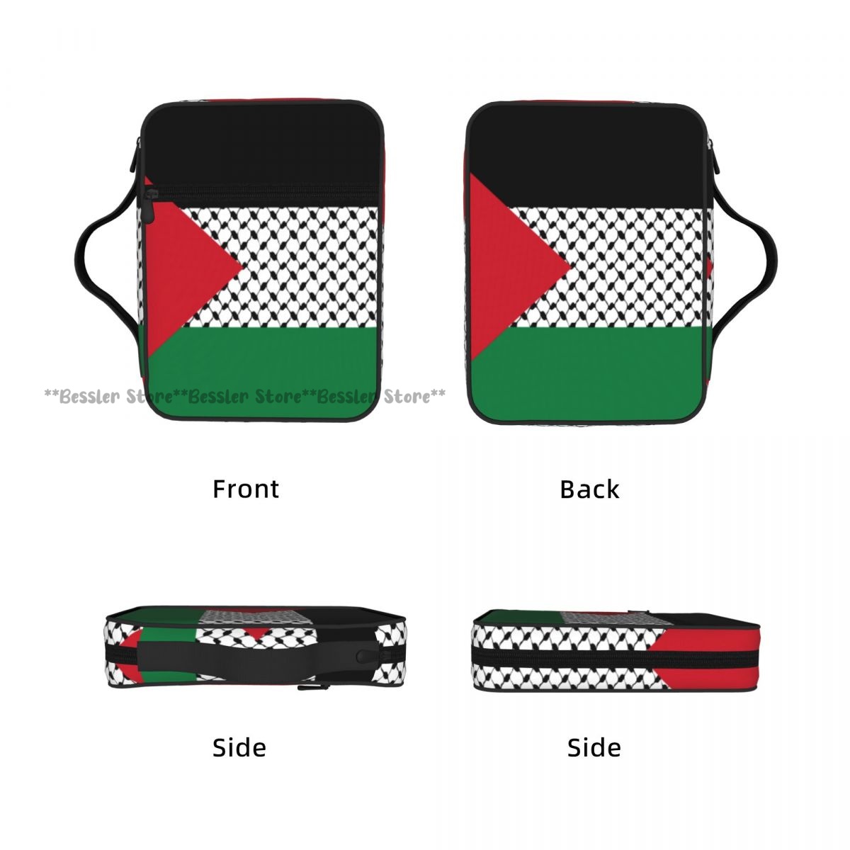 Palestine Flag Bible Bag Zippe - огляд і ціна Handbags